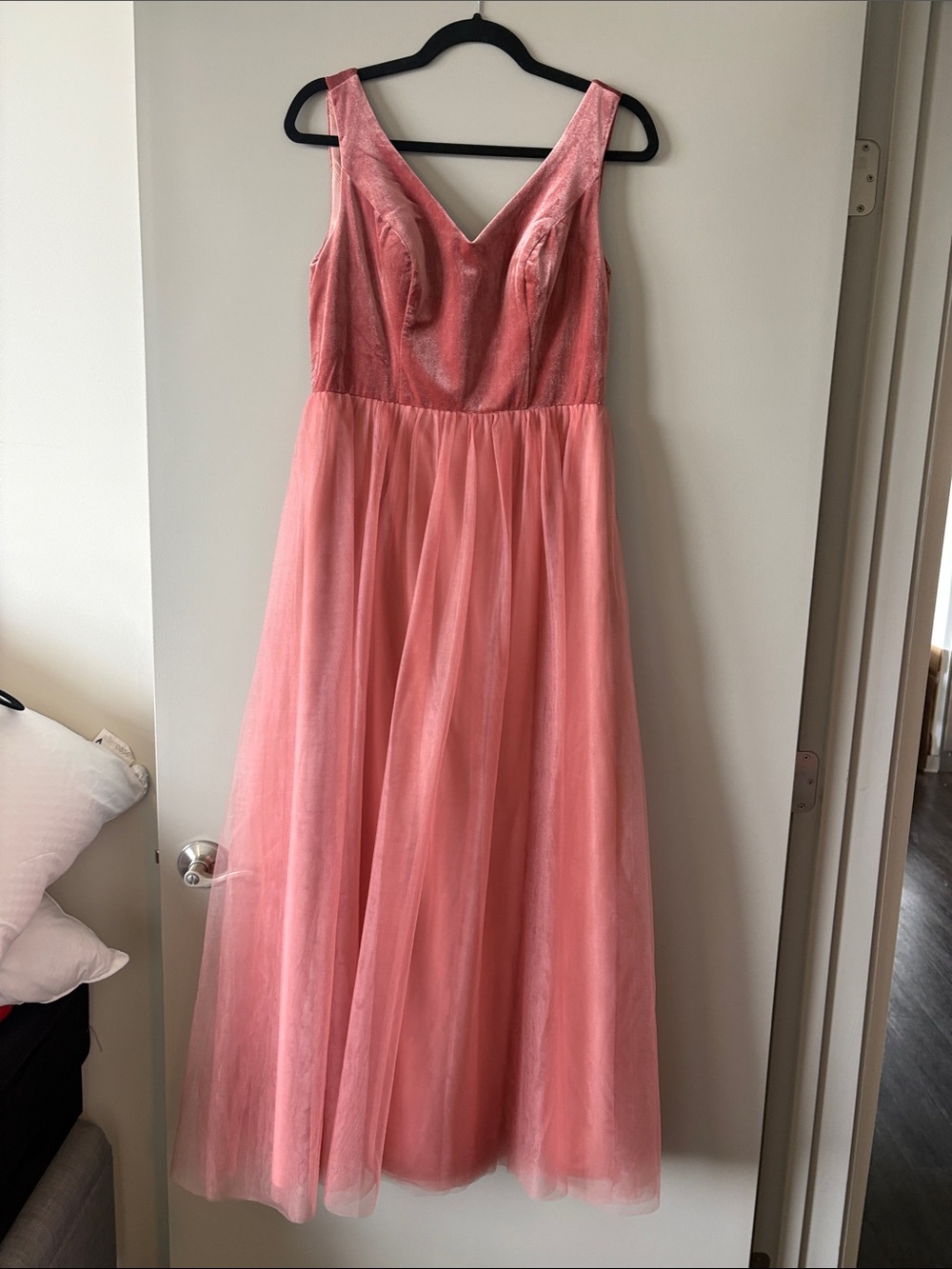 Girls Pink Tulle Party Dress